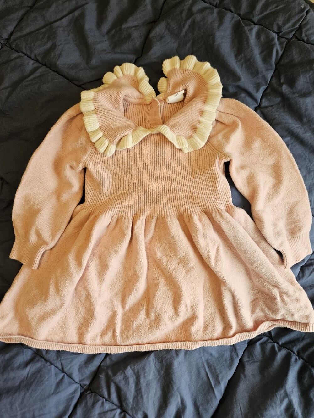 Pink Knit Dress Baby GAP 6-12 Months